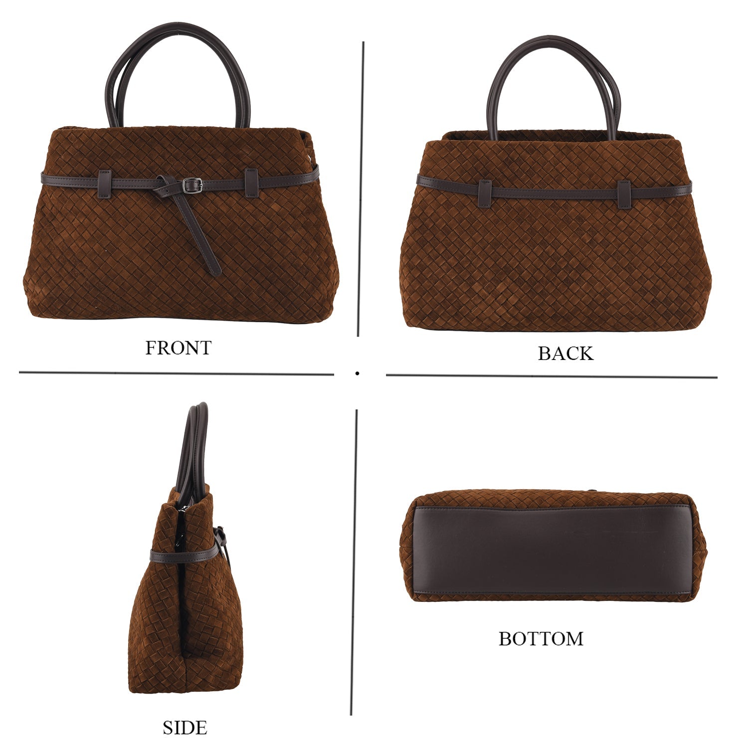 Sac bandoulière femme Valissiere en cuir véritable avec rangement multi-poches