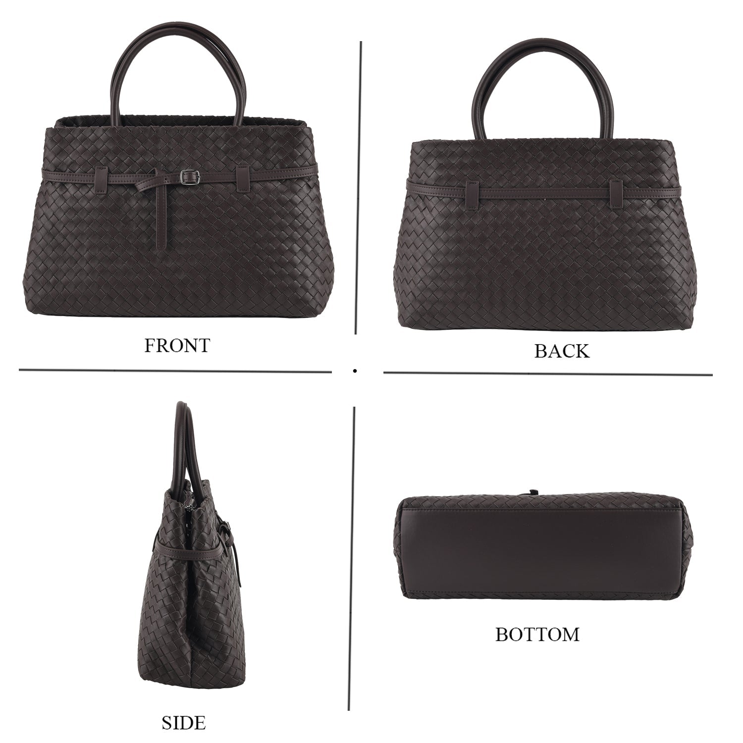 Sac bandoulière femme Valissiere en cuir véritable avec rangement multi-poches