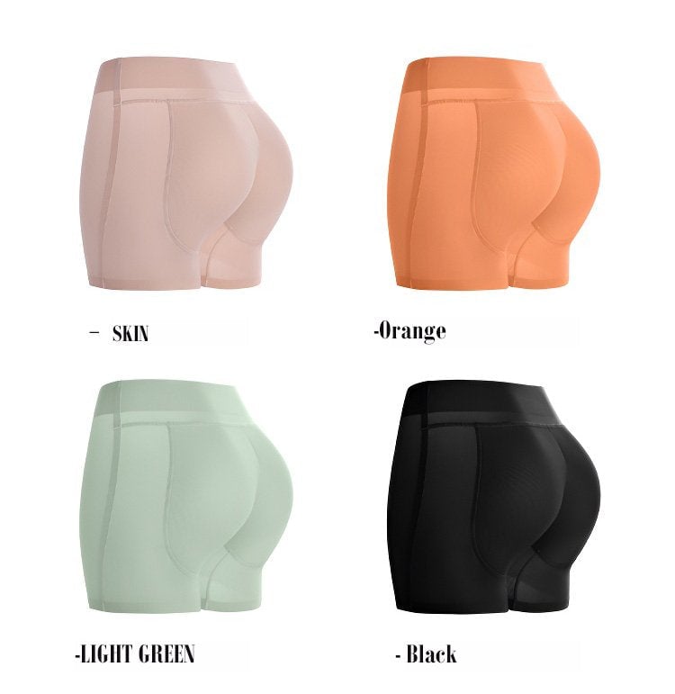 Shorty gainant avec fessiers rembourrés et taille haute | Respirant et invisible