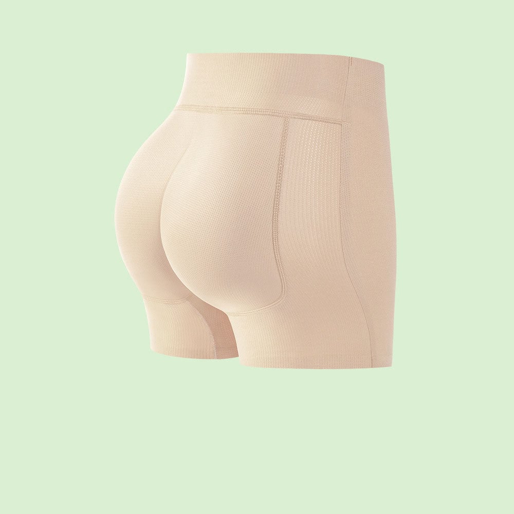 Shorty gainant avec fessiers rembourrés et taille haute | Respirant et invisible