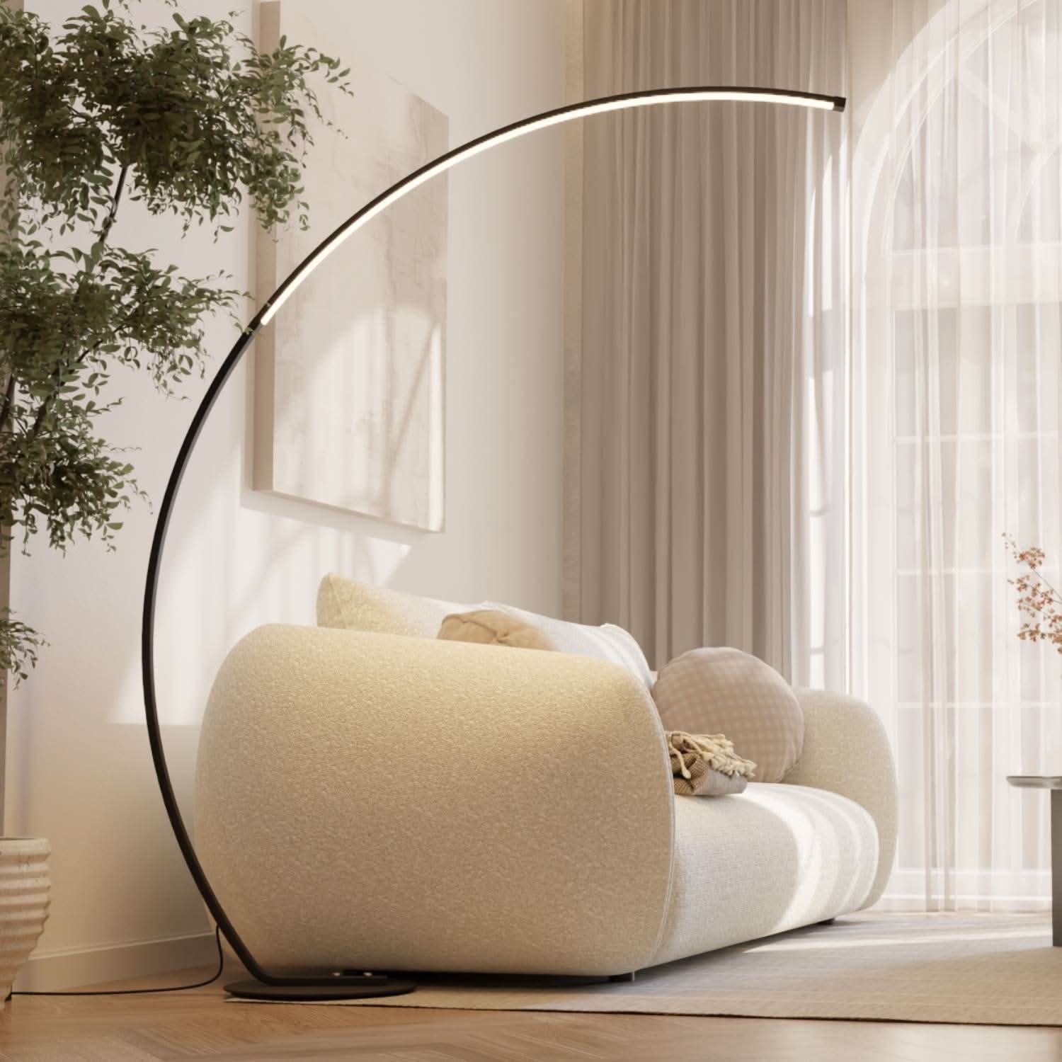 SOLVANE – Lampadaire pour ambiance intérieure raffinée