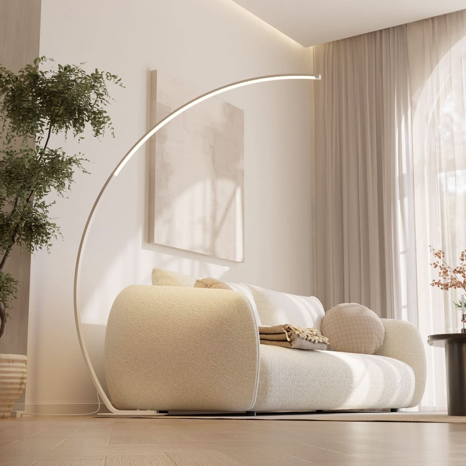 SOLVANE – Lampadaire pour ambiance intérieure raffinée