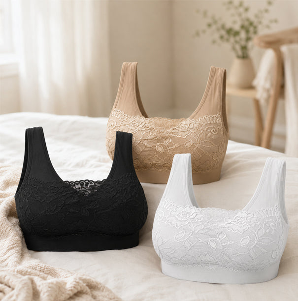 Soutien-gorge confort – Lot de 3 (soutien-gorge en dentelle)