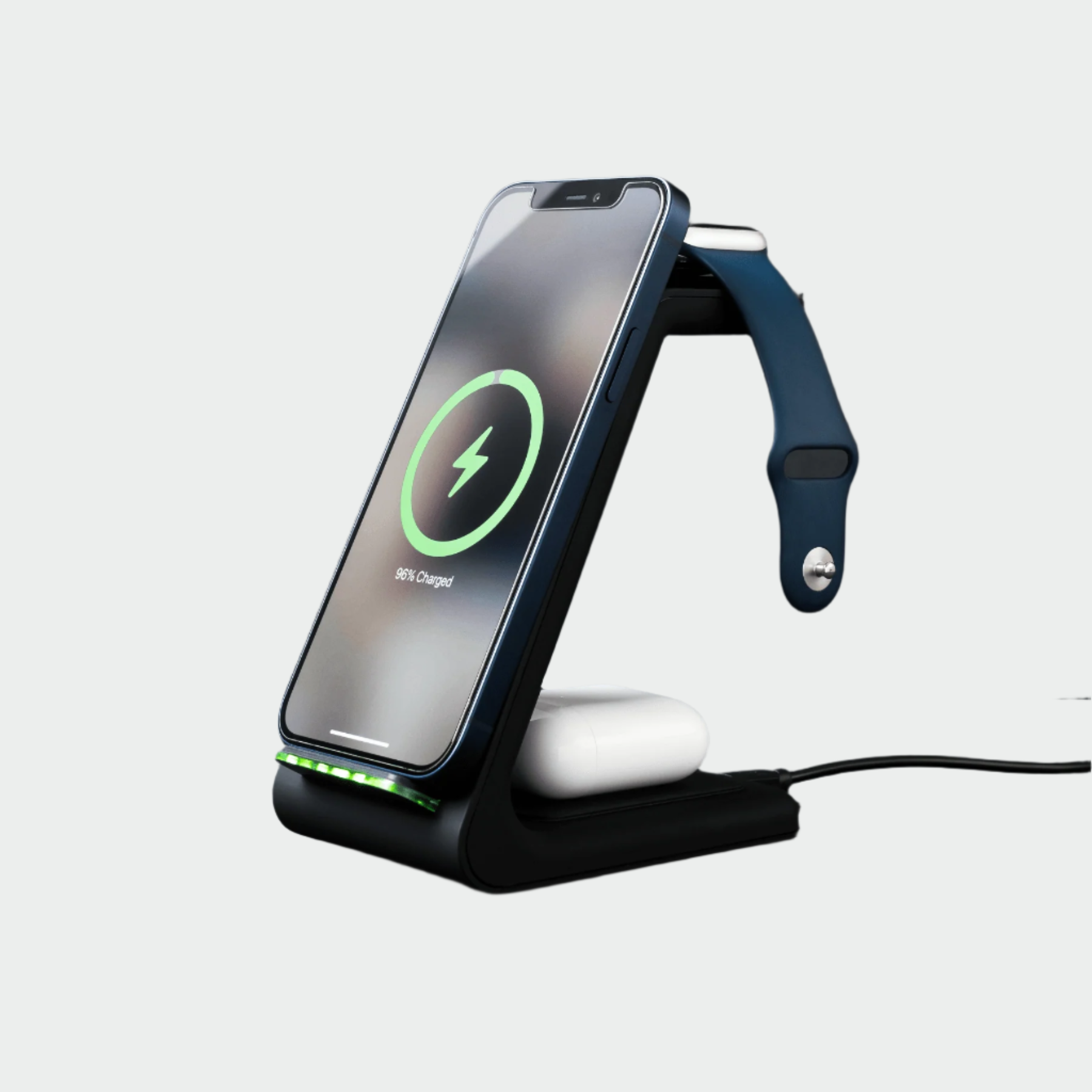 Station de charge sans fil rapide avec support multi-appareils