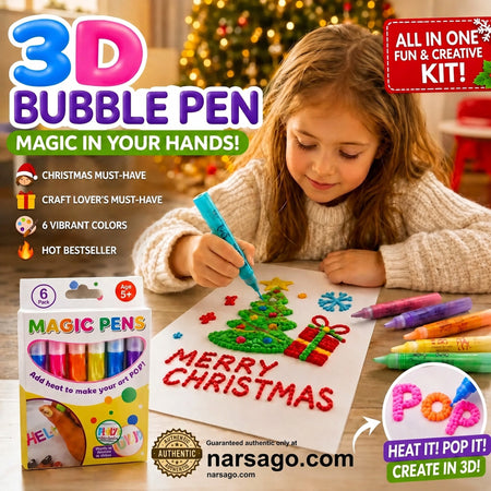 Stylos magiques 3D – Dessinez en relief en un trait !