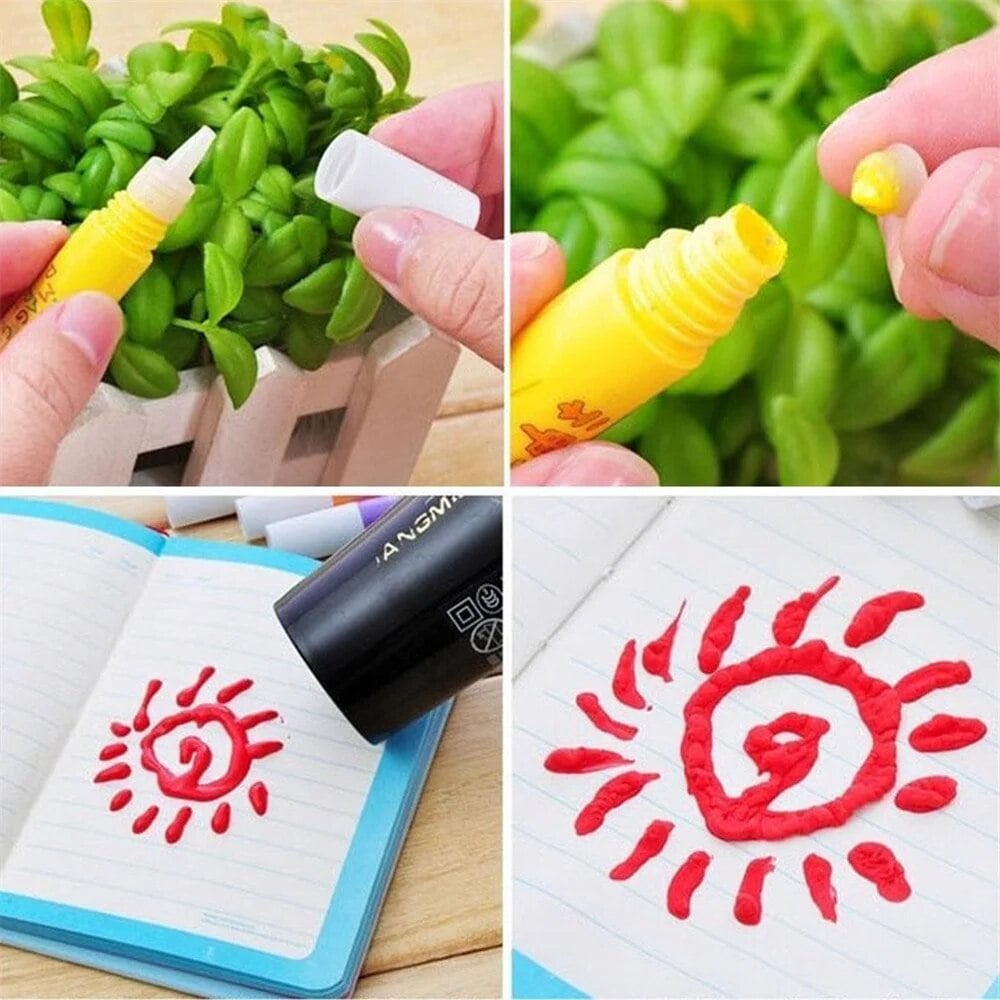 Stylos magiques 3D – Dessinez en relief en un trait !