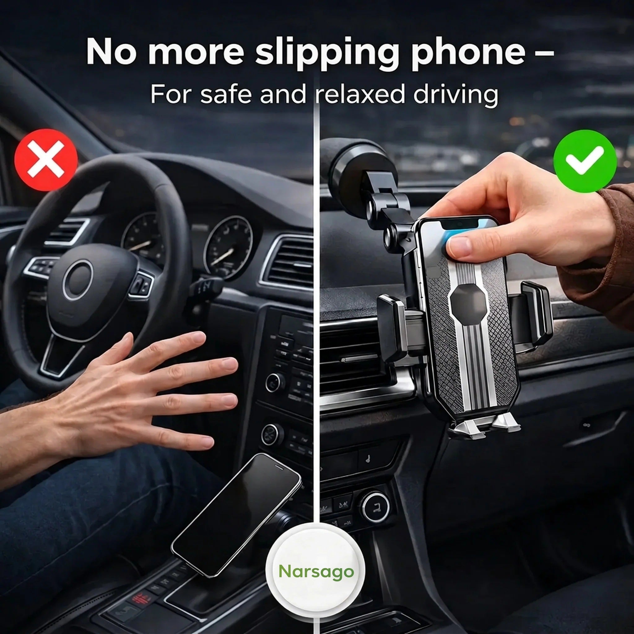 Support de téléphone pour voiture | LuxGrip