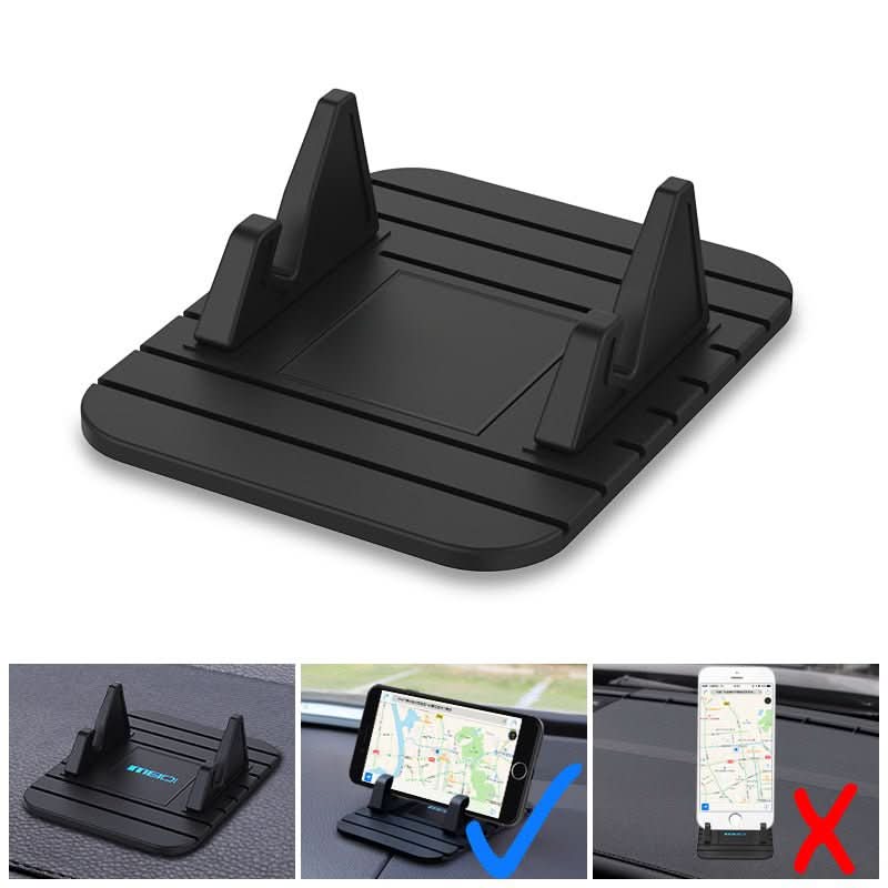 Support de téléphone pour voiture | Montage sur tableau de bord | Base en silicone antidérapante | GripMate