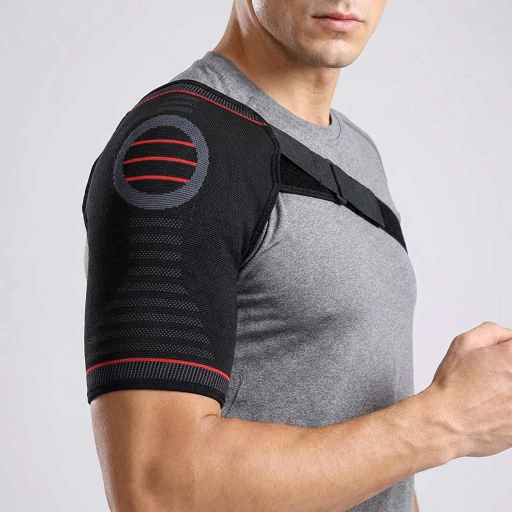 Support d'épaule réglable pour coiffe des rotateurs | Compression et stabilisation pour douleurs d'épaule