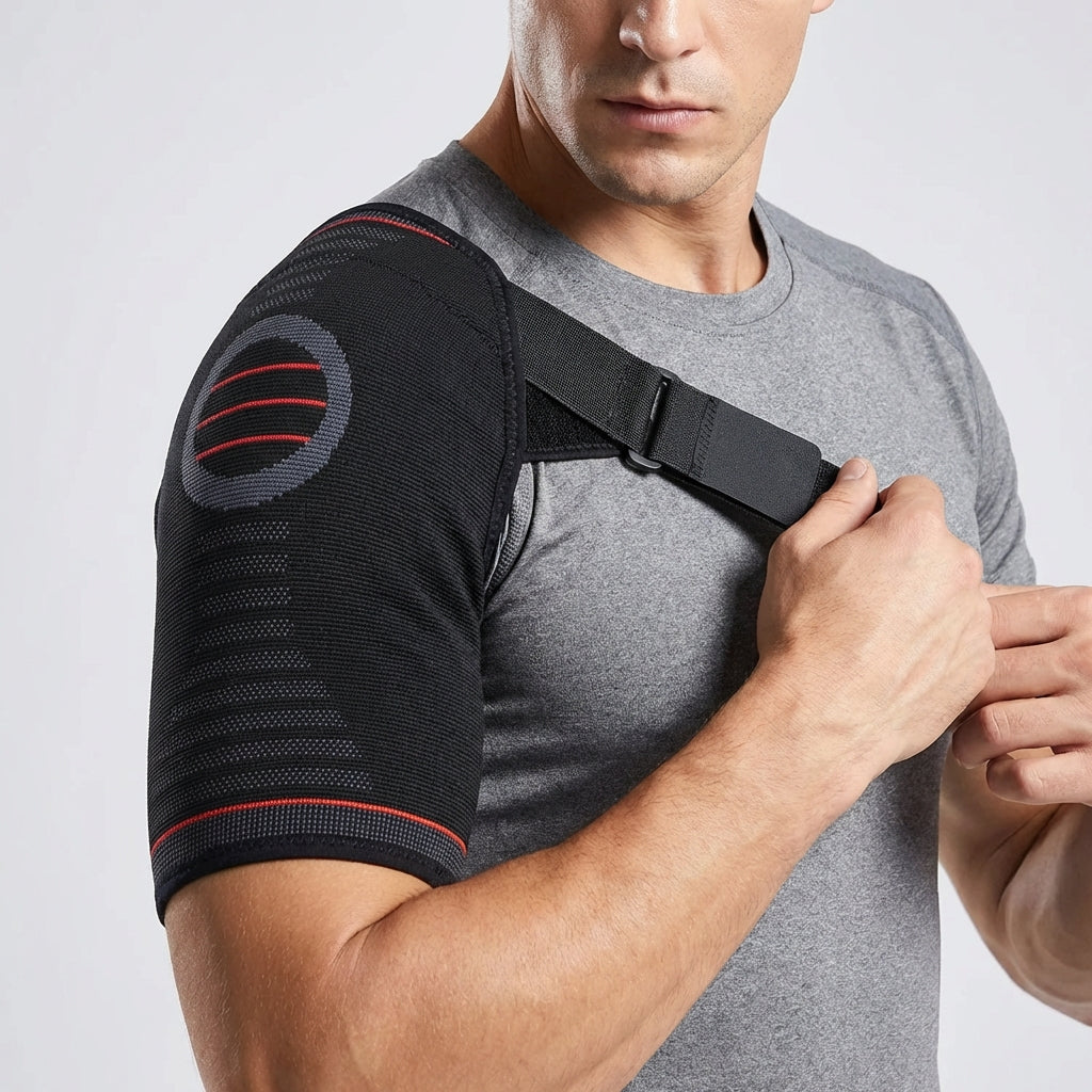 Support d'épaule réglable pour coiffe des rotateurs | Compression et stabilisation pour douleurs d'épaule