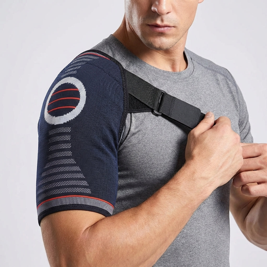 Support d'épaule réglable pour coiffe des rotateurs | Compression et stabilisation pour douleurs d'épaule