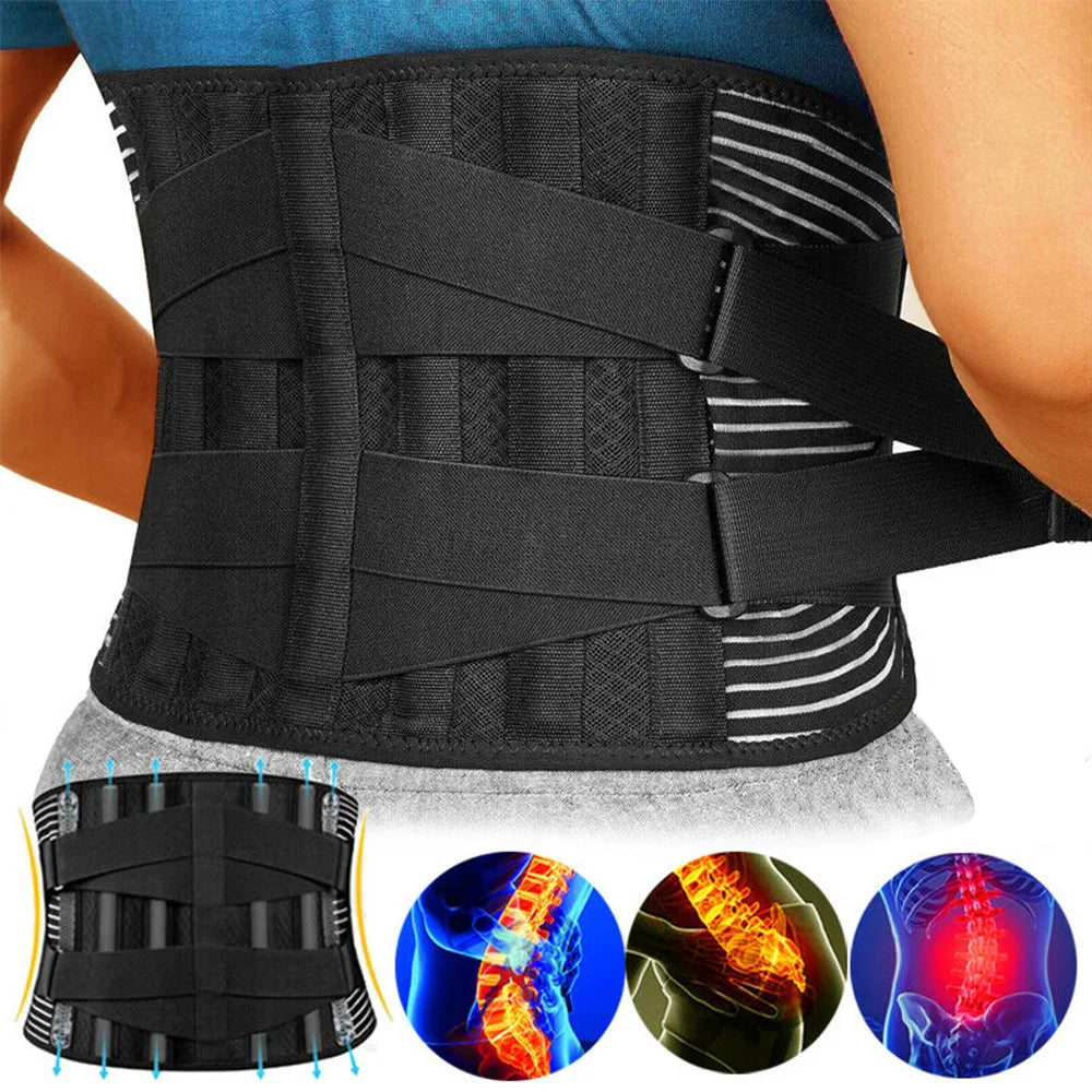 Support lombaire | Ceinture de maintien | Stabilisation à 360° | OrthoFlexa