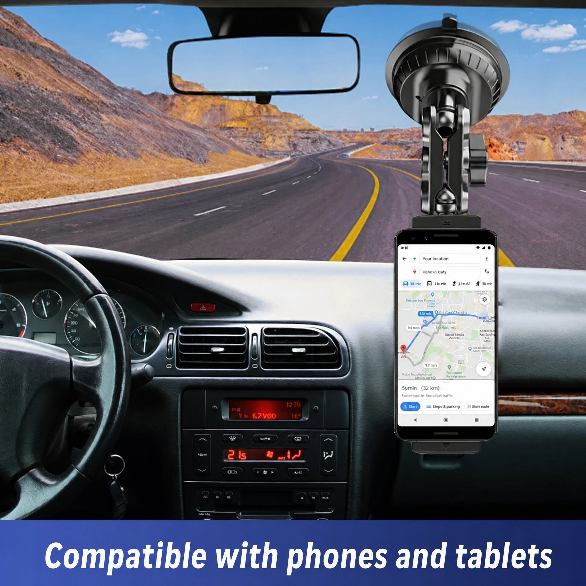 Support tablette pour voiture avec GPS et navigation
