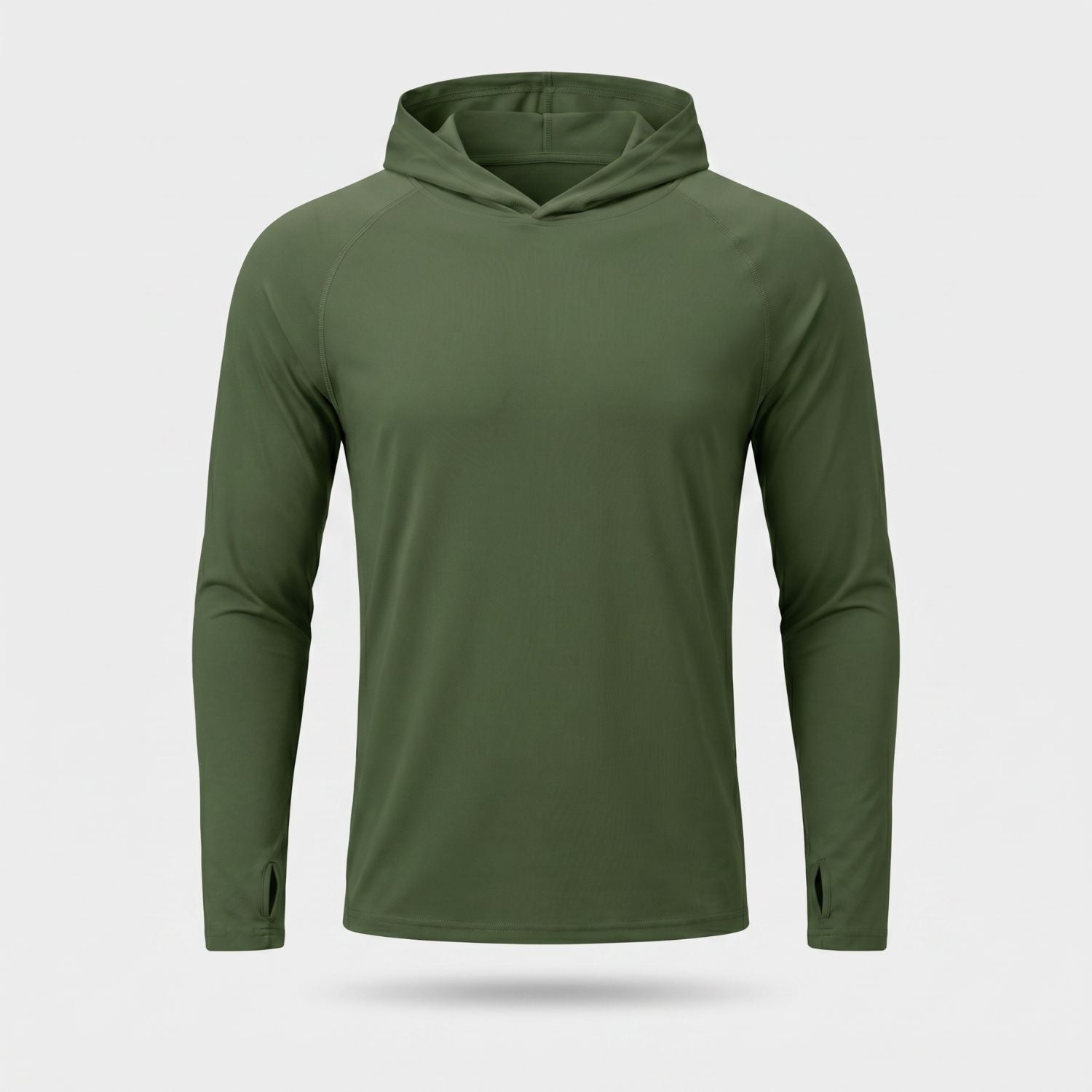Sweat à capuche anti-UV UPF 50+ homme – Haut léger séchage rapide randonnée et pêche avec passants pouces