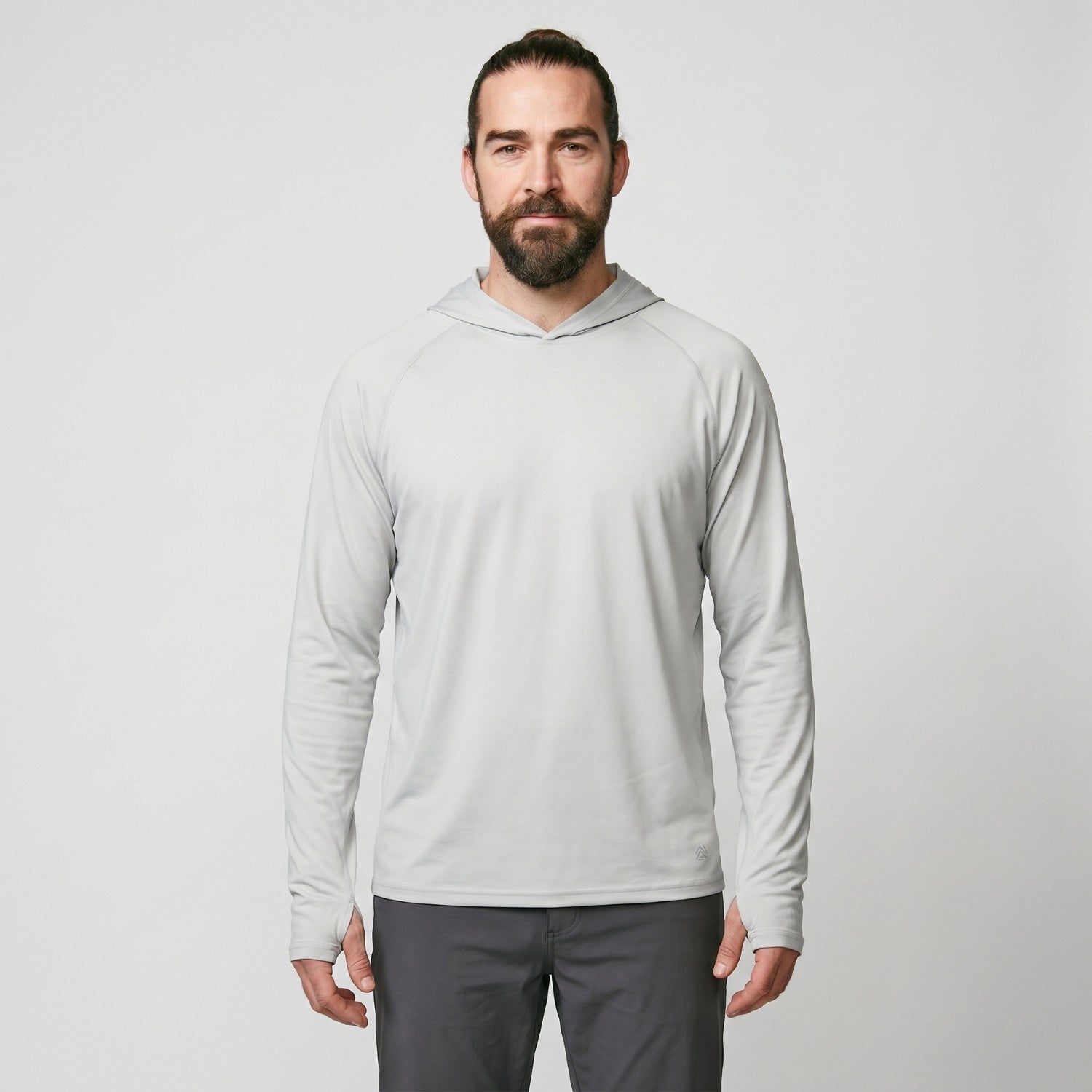 Sweat à capuche anti-UV UPF 50+ homme – Haut léger séchage rapide randonnée et pêche avec passants pouces