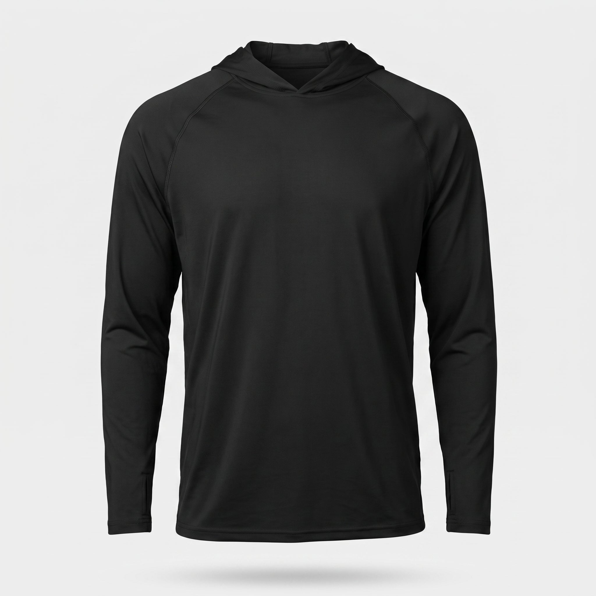 Sweat à capuche anti-UV UPF 50+ homme – Haut léger séchage rapide randonnée et pêche avec passants pouces