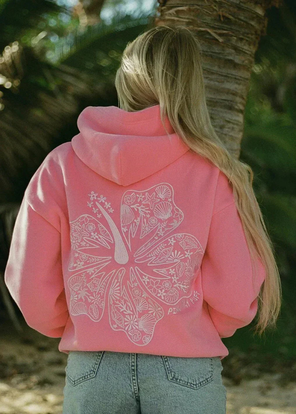 Sweat à capuche oversize à imprimé tropical - Streetwear confortable