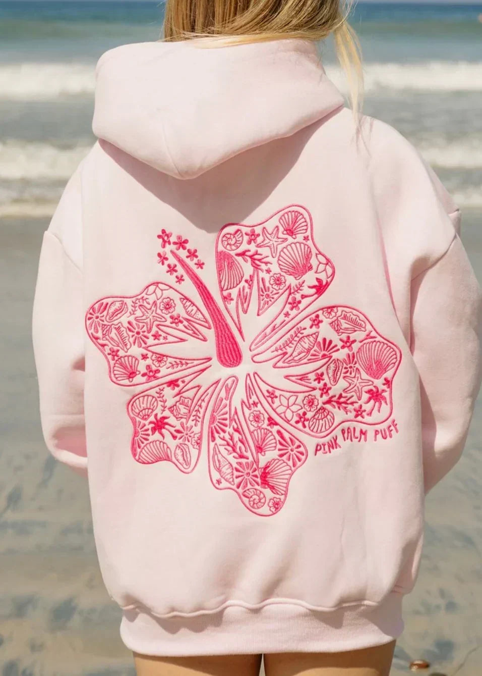 Sweat à capuche oversize à imprimé tropical - Streetwear confortable
