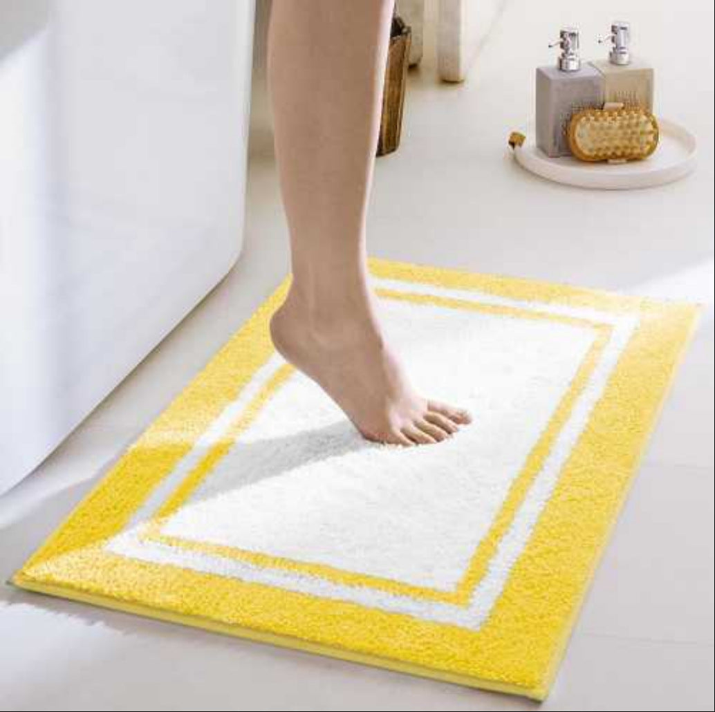 Tapis de bain moelleux luxueux