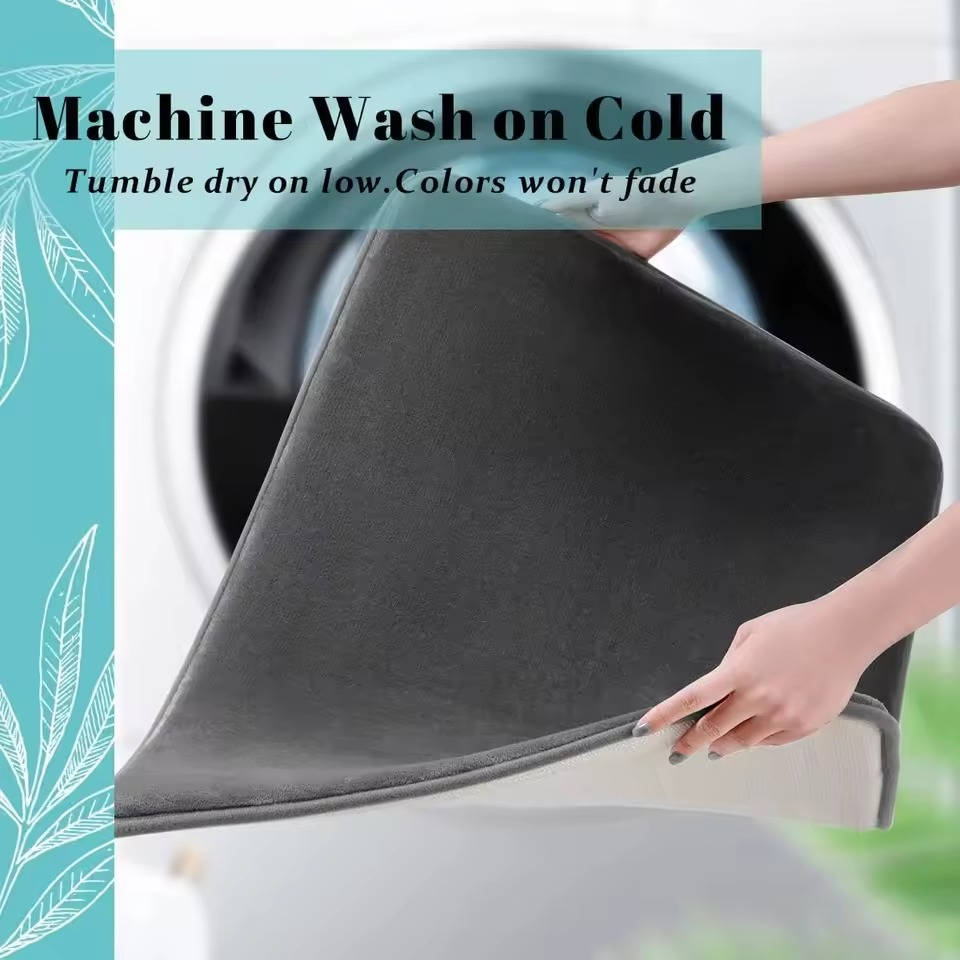 Tapis de bain ultra-absorbant pour sol