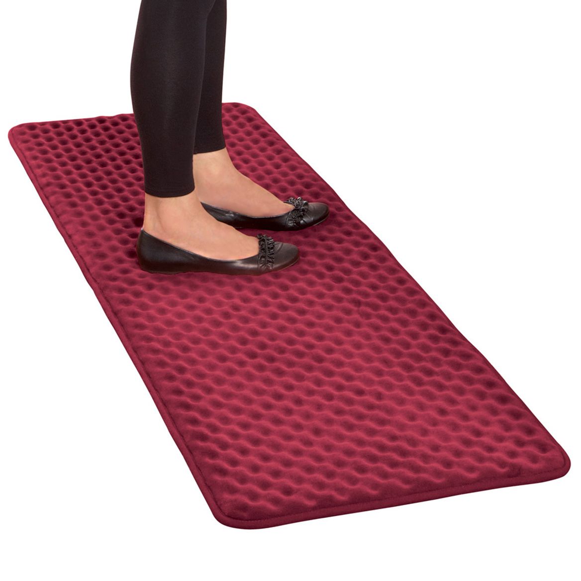 Tapis de cuisine anti-fatigue en mousse | Disponible en 4 coloris | Confort rembourré de 2,5 cm pour sols durs