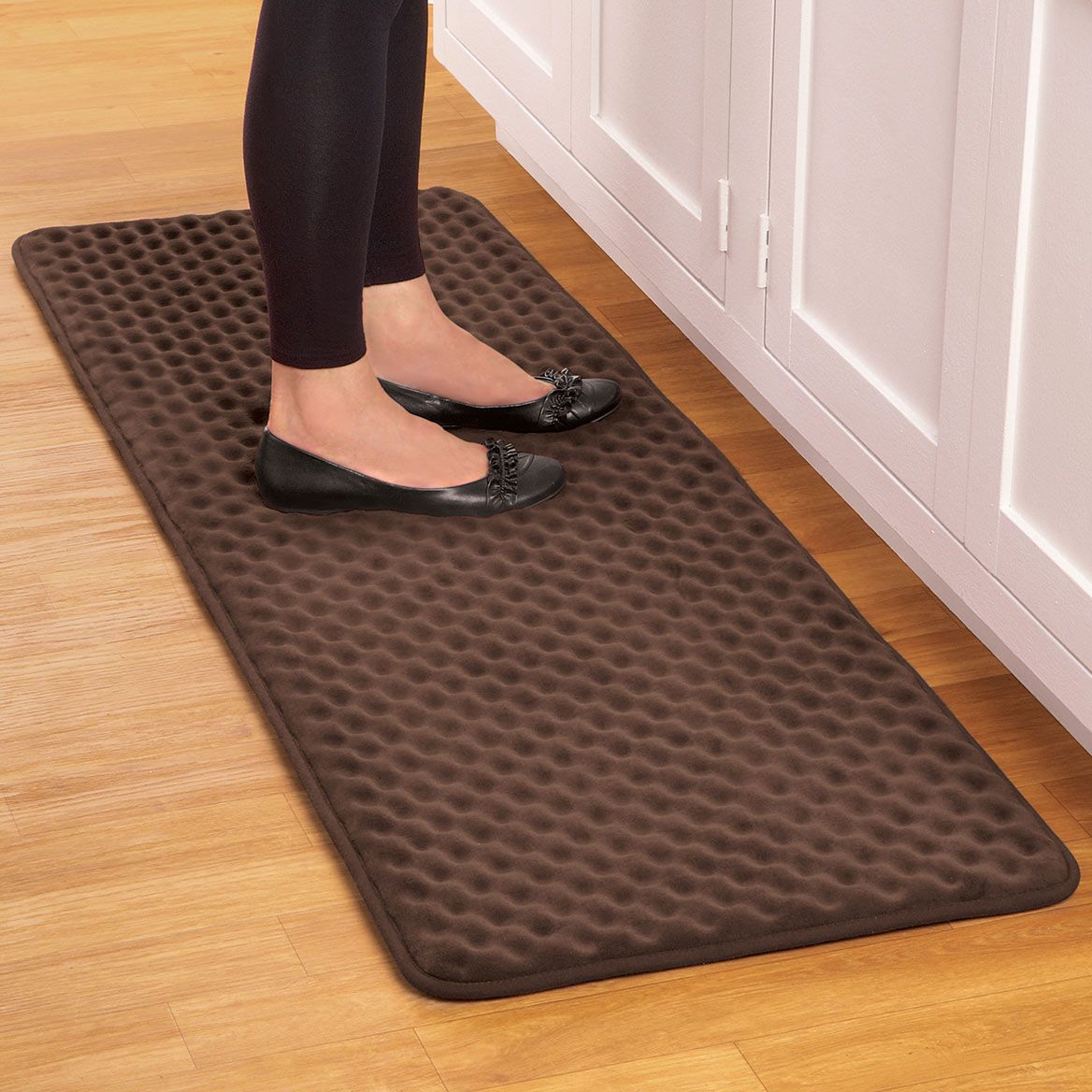 Tapis de cuisine anti-fatigue en mousse | Disponible en 4 coloris | Confort rembourré de 2,5 cm pour sols durs