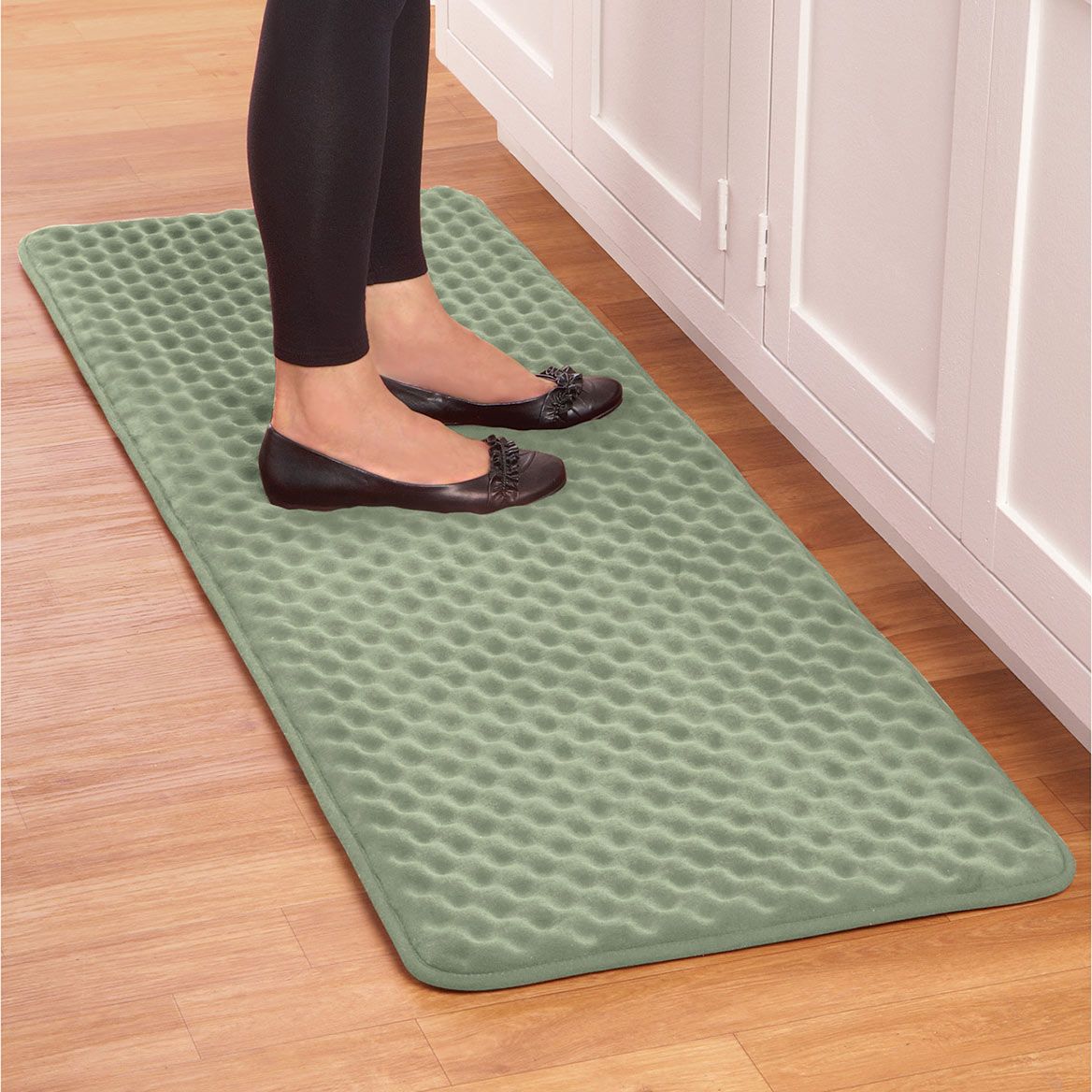 Tapis de cuisine anti-fatigue en mousse | Disponible en 4 coloris | Confort rembourré de 2,5 cm pour sols durs