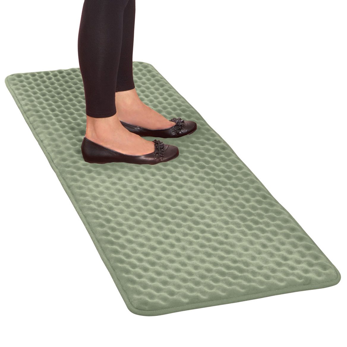 Tapis de cuisine anti-fatigue en mousse | Disponible en 4 coloris | Confort rembourré de 2,5 cm pour sols durs
