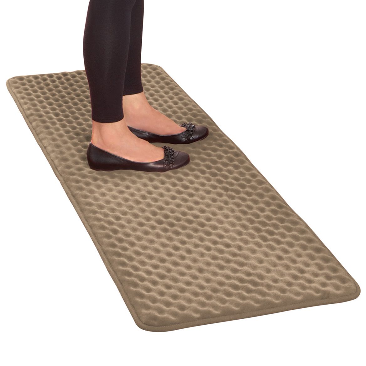 Tapis de cuisine anti-fatigue en mousse | Disponible en 4 coloris | Confort rembourré de 2,5 cm pour sols durs
