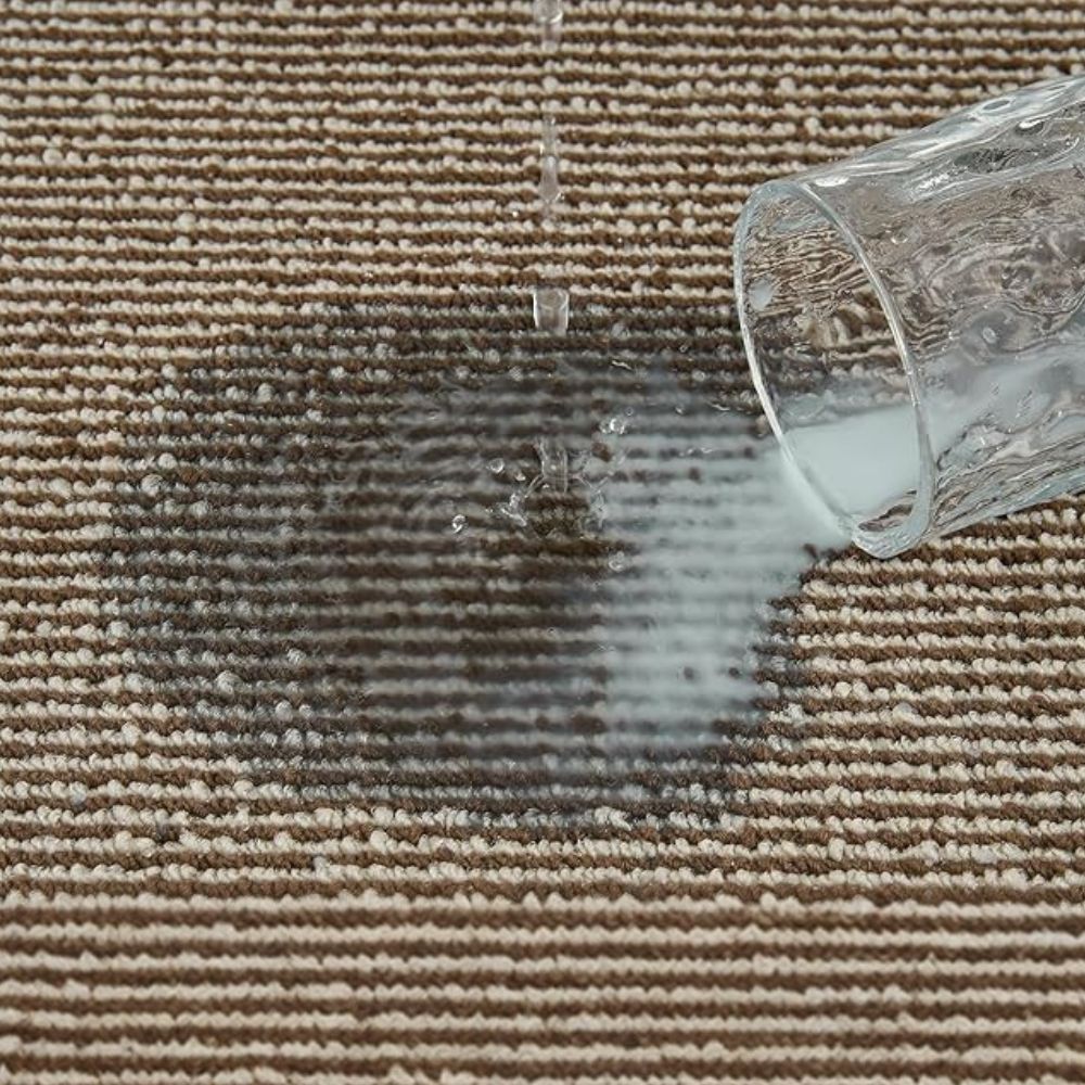 Tapis de cuisine tricoté bicolore