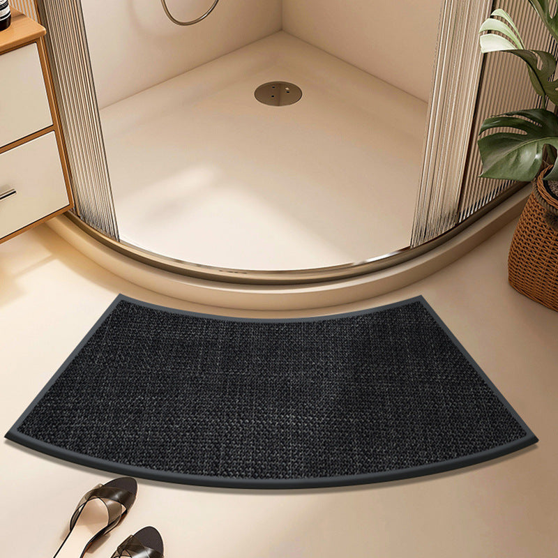 Tapis de douche demi-lune élégant