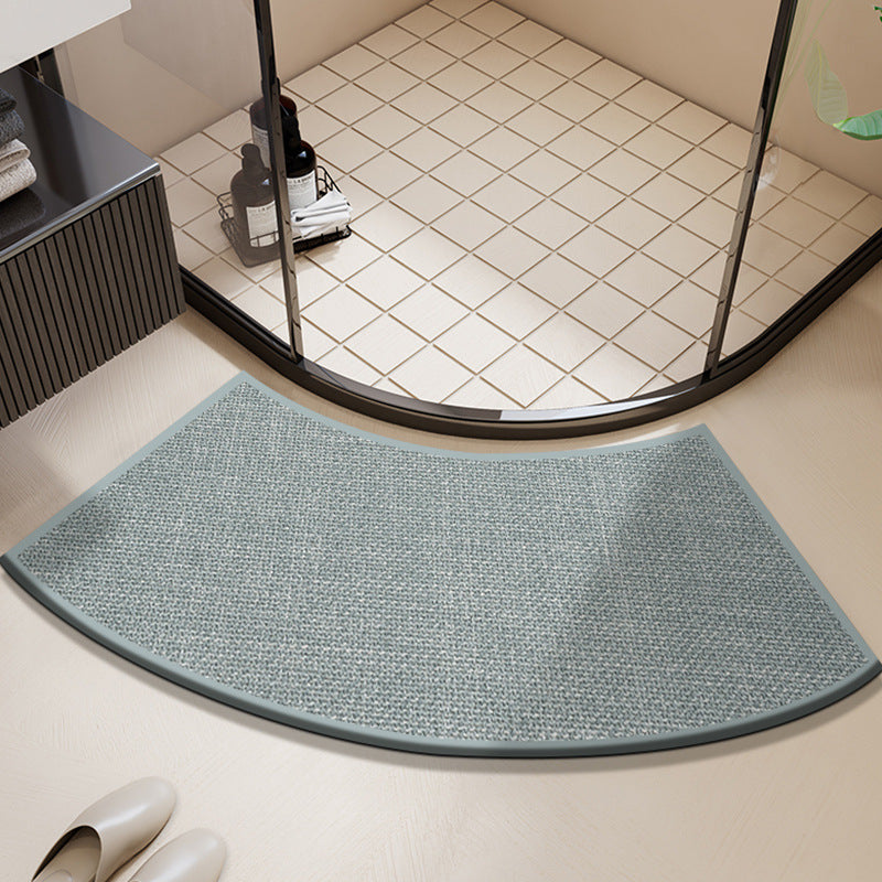 Tapis de douche demi-lune élégant