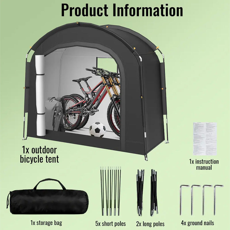 Tente de garage portable imperméable pour rangement