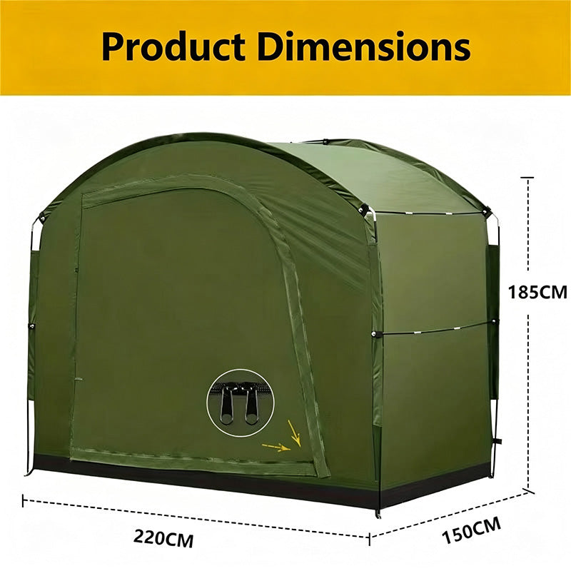 Tente de garage portable imperméable pour rangement