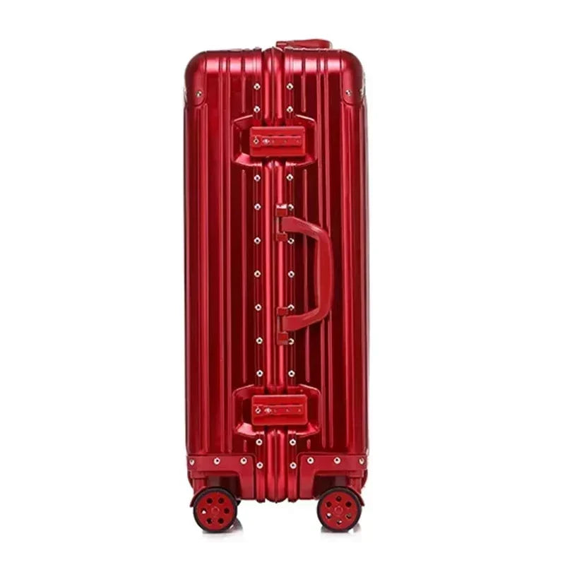 Valise professionnelle en alliage aluminium-magnésium avec serrure TSA