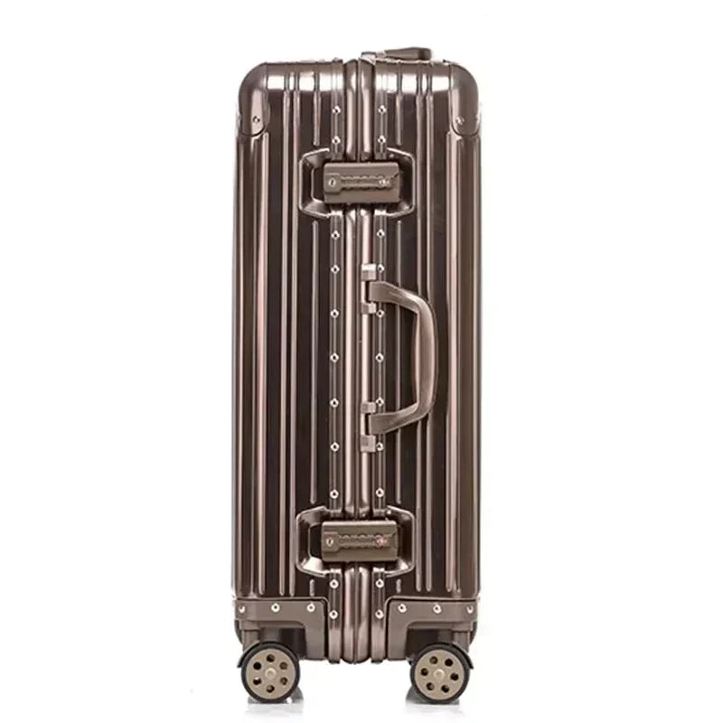 Valise professionnelle en alliage aluminium-magnésium avec serrure TSA