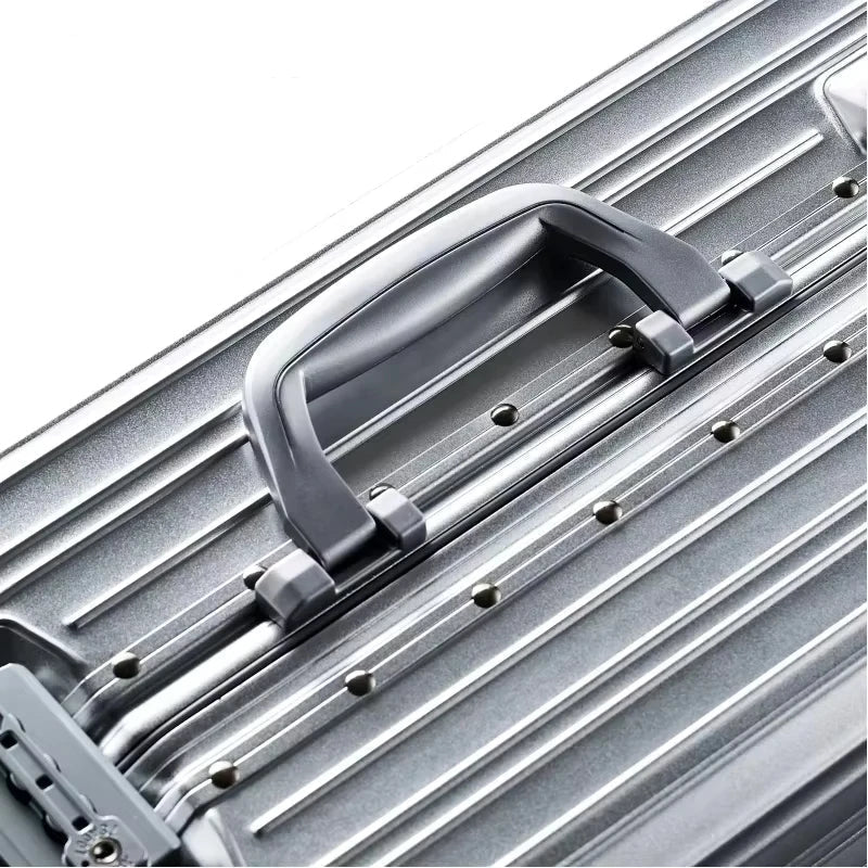 Valise professionnelle en alliage aluminium-magnésium avec serrure TSA