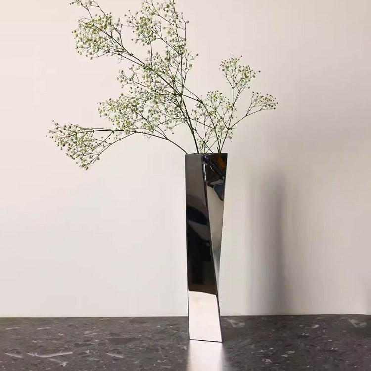 Vase décoratif de sol géométrique moderne
