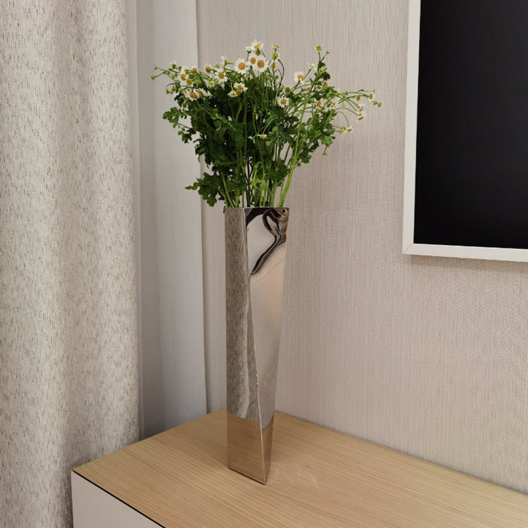 Vase décoratif de sol géométrique moderne