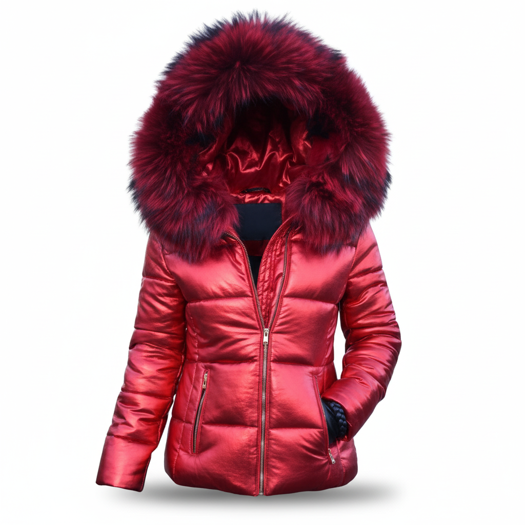 Veste d'hiver épaisse matelassée, à capuche, résistante au vent et à l'eau
