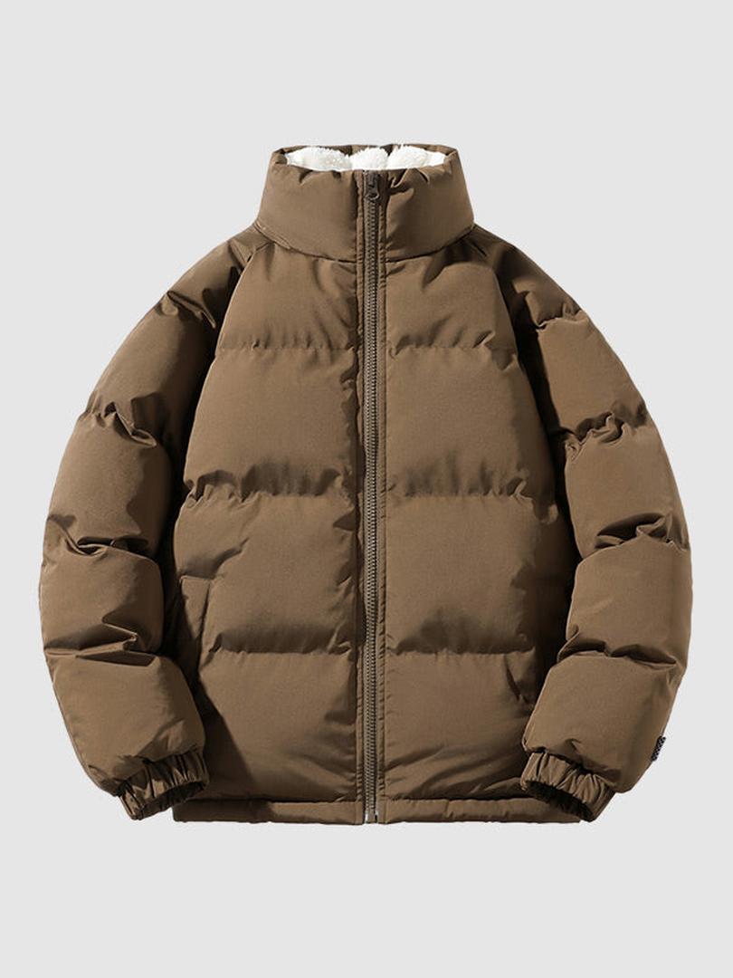 Veste matelassée en polaire pour homme | Zippée