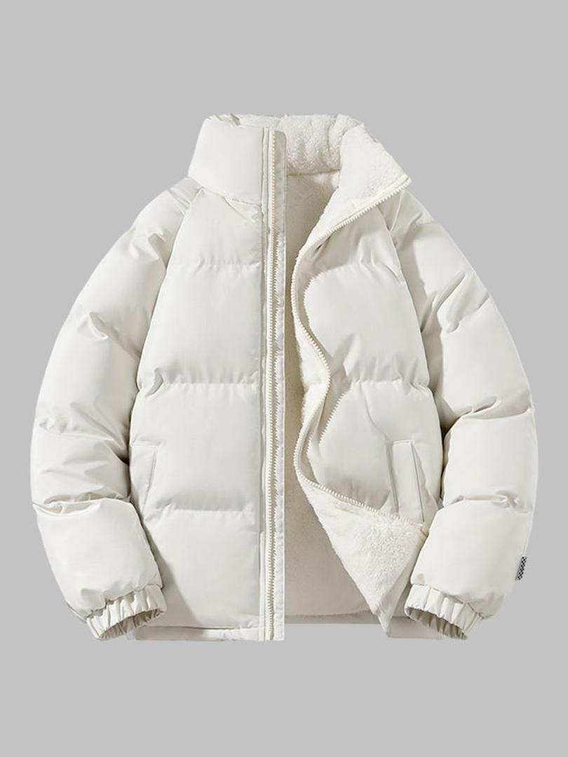 Veste matelassée en polaire pour homme | Zippée