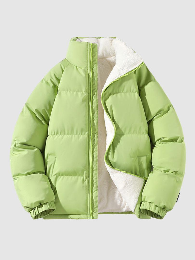 Veste matelassée en polaire pour homme | Zippée