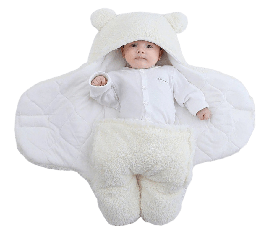 Sacco Nanna Bébé Narsago™ – Couverture en Polaire Ours d’Hiver
