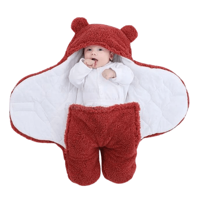 Sacco Nanna Bébé Narsago™ – Couverture en Polaire Ours d’Hiver