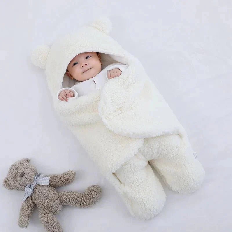 Sacco Nanna Bébé Narsago™ – Couverture en Polaire Ours d’Hiver