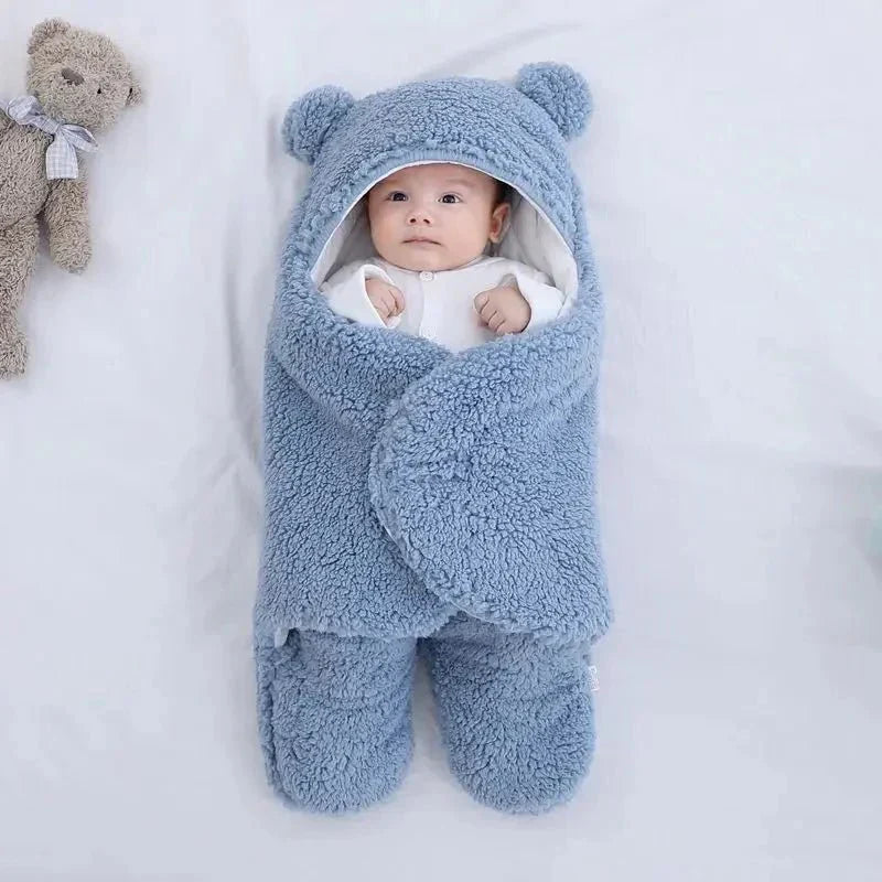 Sacco Nanna Bébé Narsago™ – Couverture en Polaire Ours d’Hiver