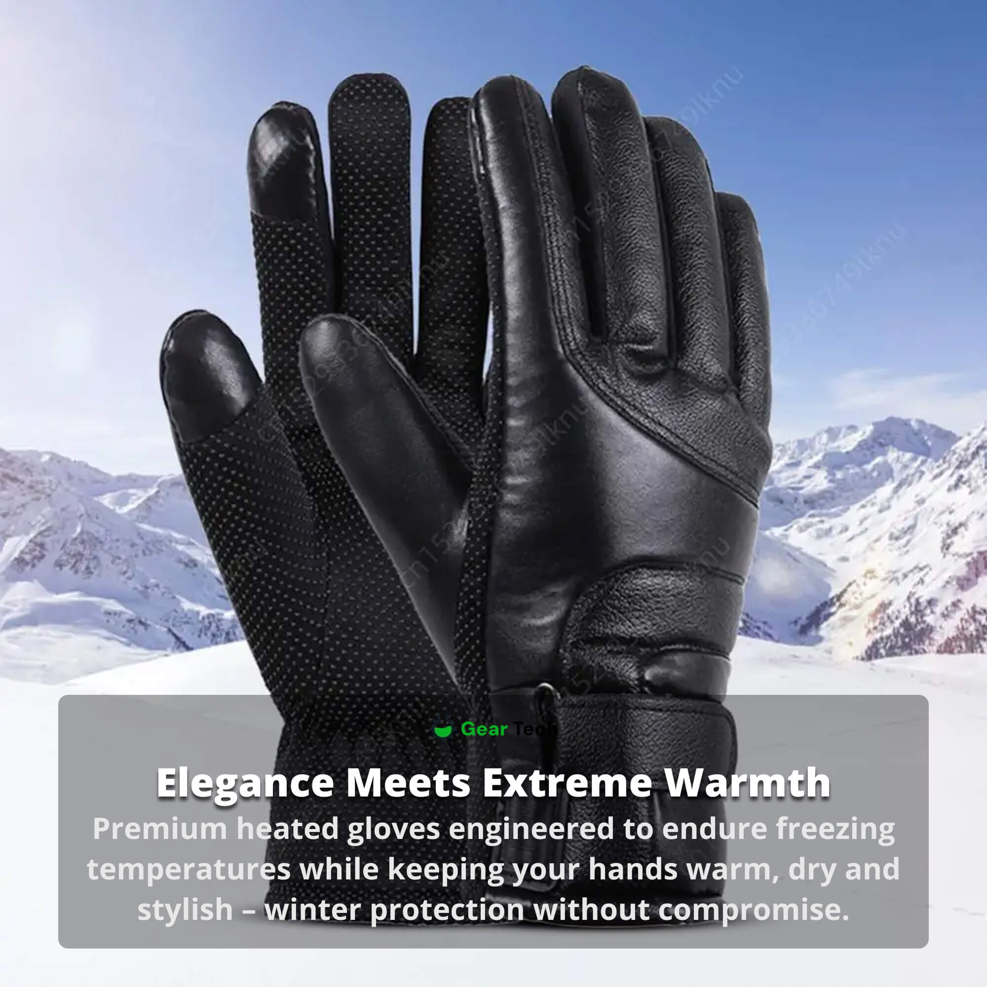Gants chauffants pour femmes - gants d'hiver thermiques imperméables avec écran tactile et chauffage USB rechargeable