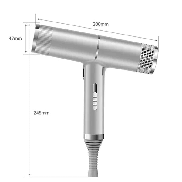 Sèche-cheveux ionique professionnel 1100 W à moteur sans balais