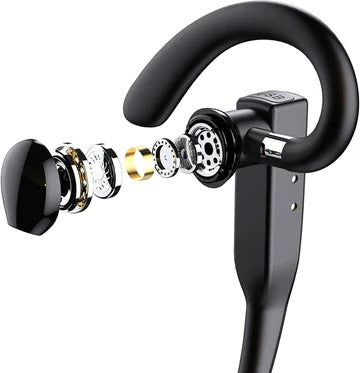 Casque sans fil Bluetooth 5.1 avec double micro